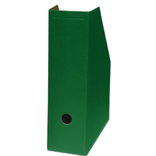 Νext θήκη περιοδικών classic πράσινη χάρτινη Υ32x25x9εκ.